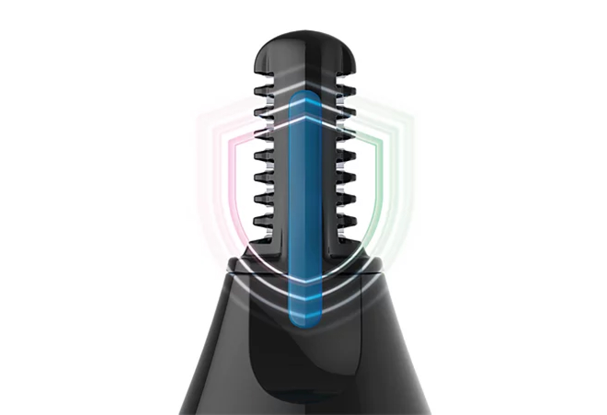 Απεικονίζεται από κοντινή λήψη το τρίμερ.